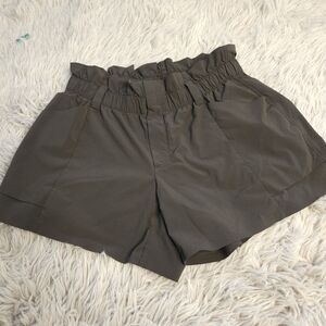 Athleta Skyline High Waist Dark Gray Shorts